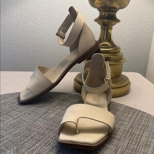 Franco Sarto Cream Sandals